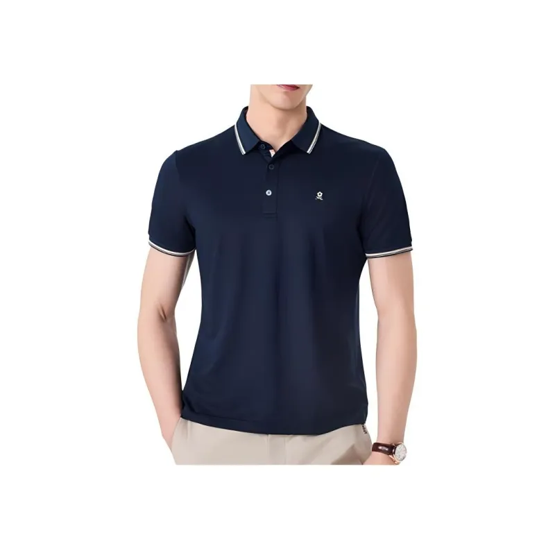 Montagut Business Collection SS24 Polo Shirt Men's Dark Royal Blue-1