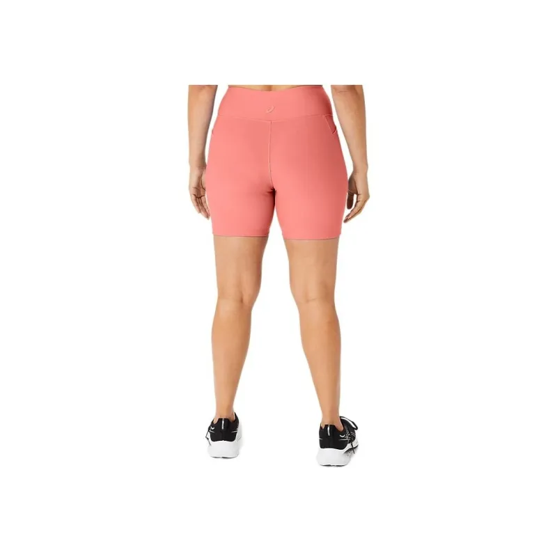 Asics RIB BIKE SHORT YKK Casual Shorts Women's Desert Red-1