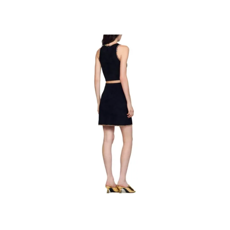 Sandro Casual Short Skirts Women's Black-1