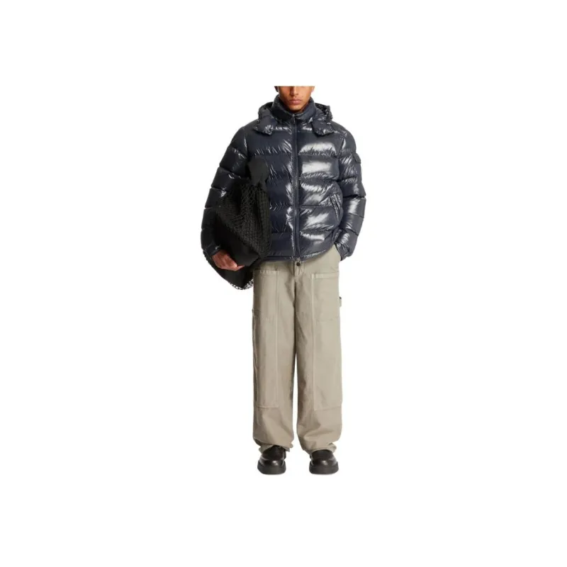 Moncler Maya Hooded Puffer Shiny Jacket-2