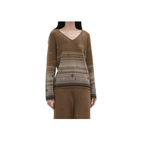 SWAYING KNIT 브라운 여성 스웨터