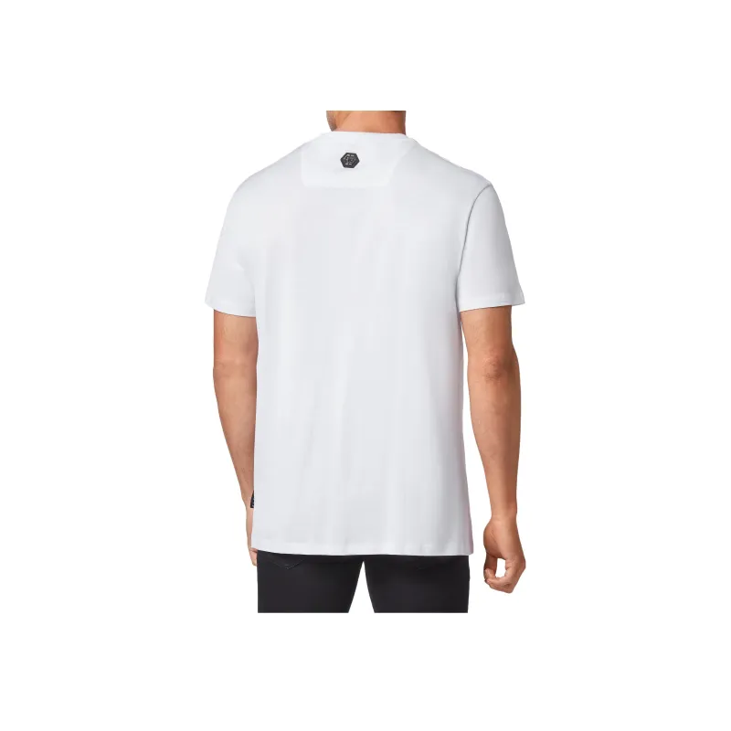 PHILIPP PLEIN V neck Logo T shirt-2