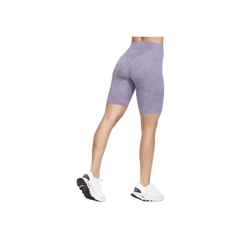 Nike Gentle-Support High-Waisted 8' Biker Shorts Sports Shorts Women's Purple-1