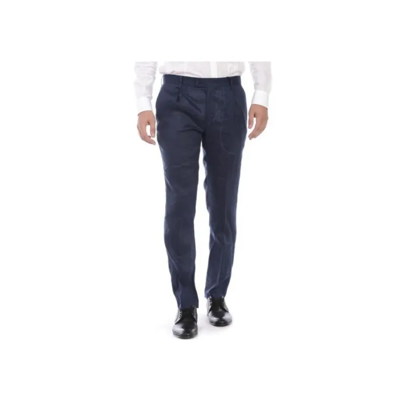 DANIELE ALESSANDRINI Casual Pants Men's Marine Blue-0