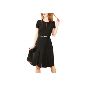 MaxMara Studio Short Sleeved Dress Women's Black
