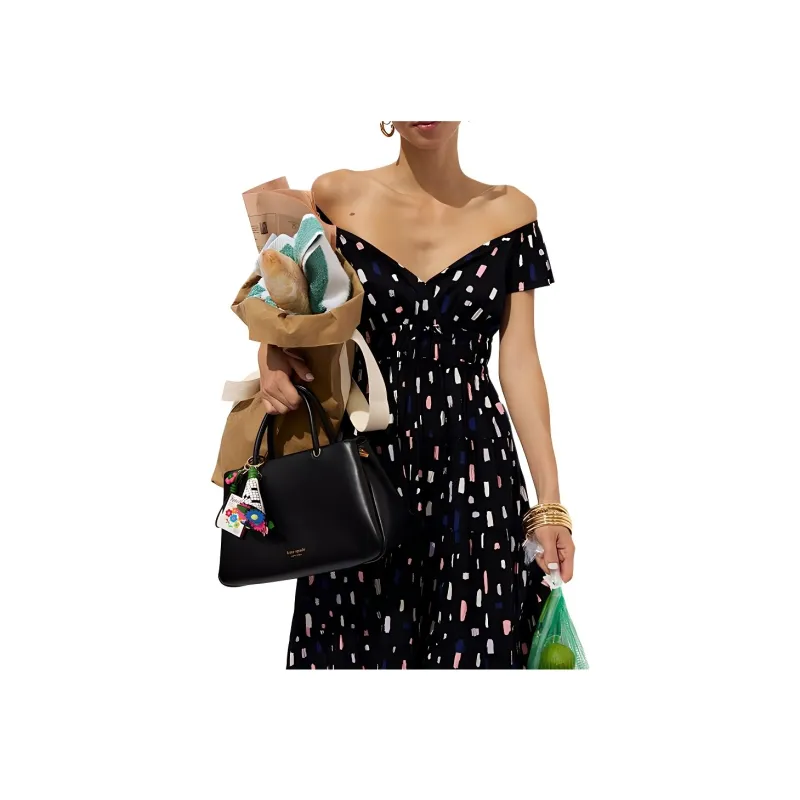 Kate Spade Mainline Collection SS25 Sleeveless Dress Women's Black-3