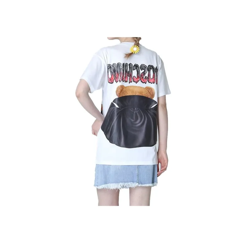 MOSCHINO Regular T Shirt Women's White-3