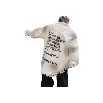 FONDLOOK Denim Jackets Unisex