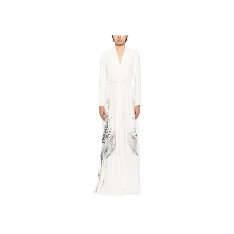 Saiid Kobeisy Floral print Kaftan Dress-1