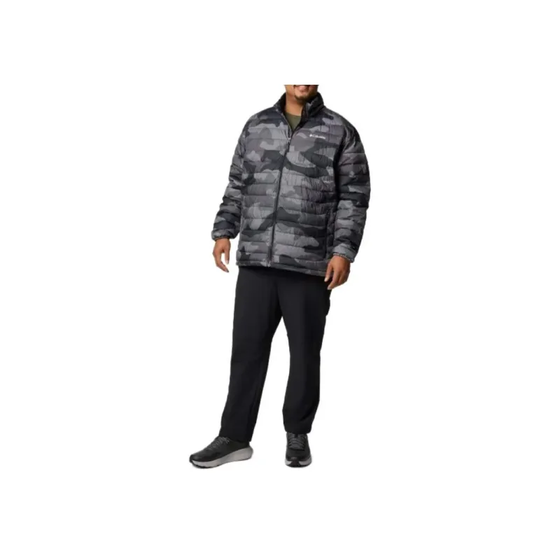 Columbia Powder Lite 2Omni-Heat Jackets Coats Men's Black Camouflage-3