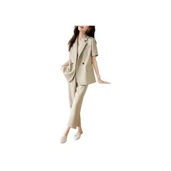 Mo Han Yi Mei Business Suit Women's Cream Apricot