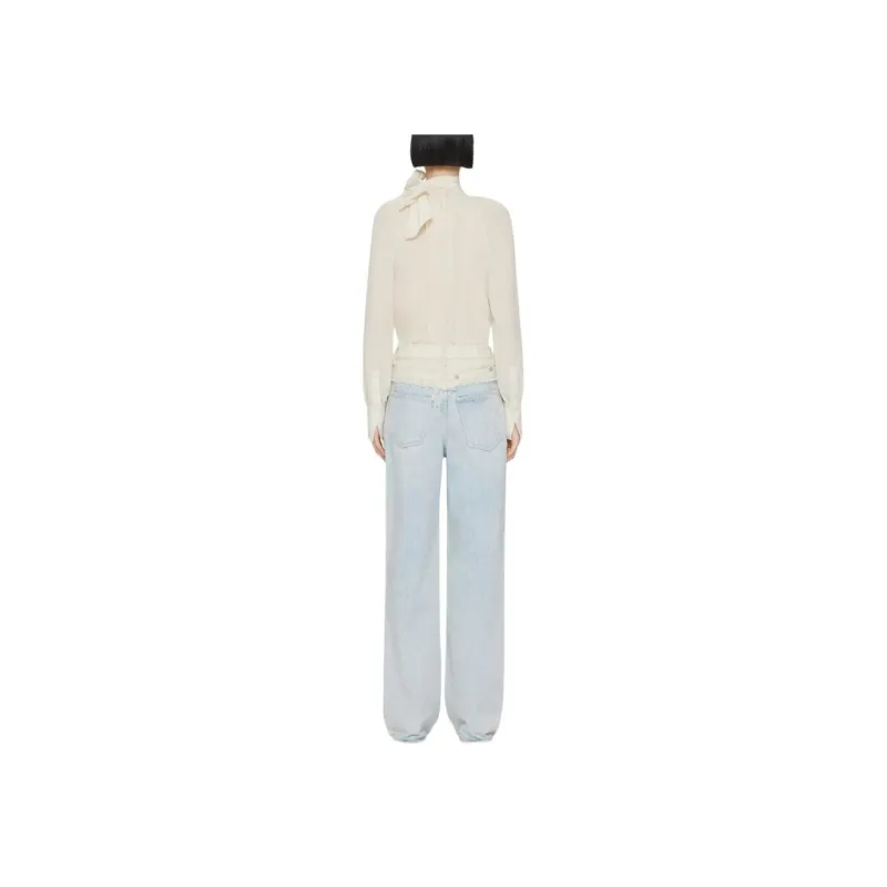 Givenchy 4G Motif Tie Neck Blouse-2