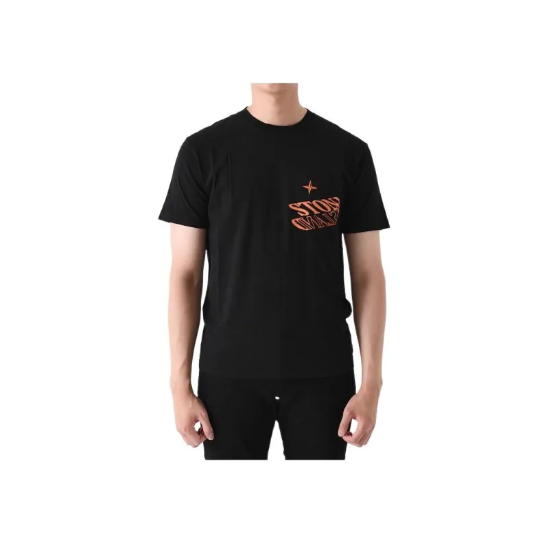 STONE ISLAND T Shirt Men's Jet Black-2