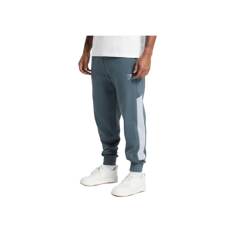 GYMSHARK Pique Knitted Sweatpants Men's Titanium Blue/Fresh Blue-1