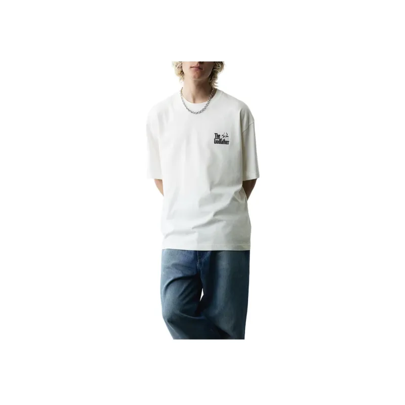 H&M T-Shirt Men's White/The Godfather-1