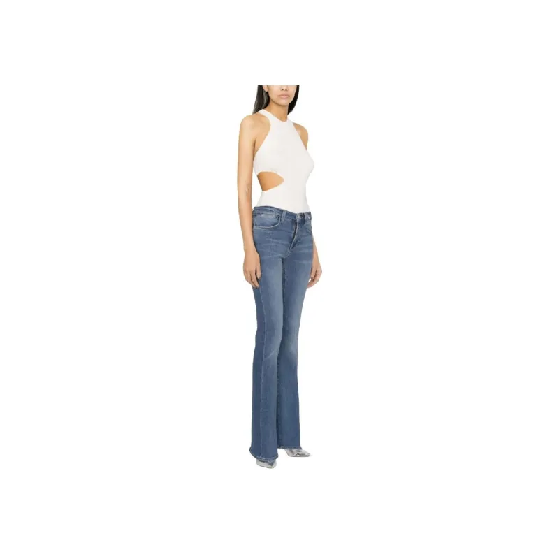 FRAME Le High Flare Jeans-4