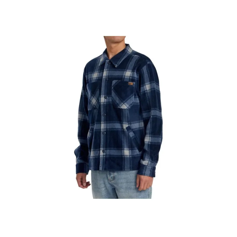 RVCA Shirts Men Garage Blue-2