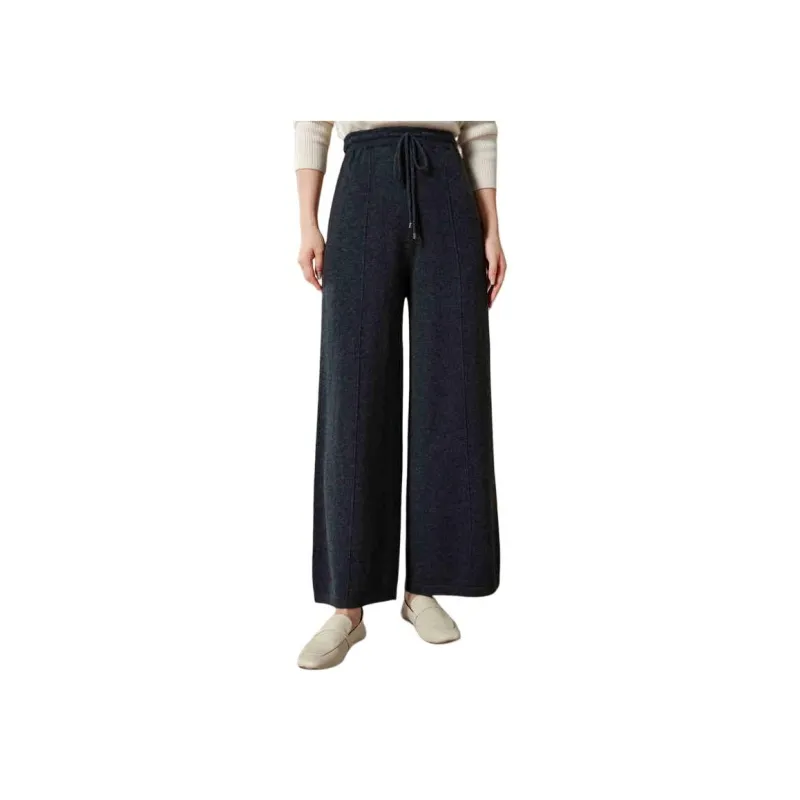 MIHUANG Casual Pants Women's Charcoal Gray-0
