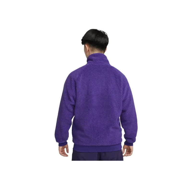 Nike Velvet Jackets Men Purple-4