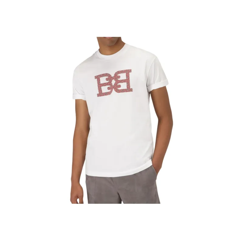 BALLY T-Shirts Men White-2