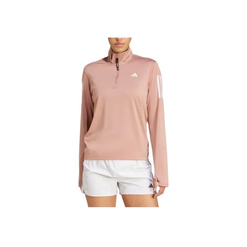 Adidas Free Shipping With AdiClub Own The Run Half Zip Jacket-1