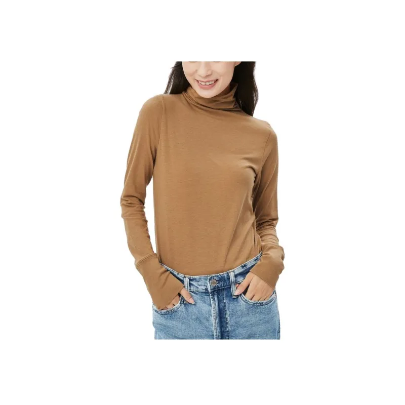 GAP T-Shirts Women's Brown-3