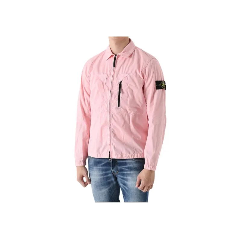 STONE ISLAND SS23 Jackets Coats Men's Pink-3