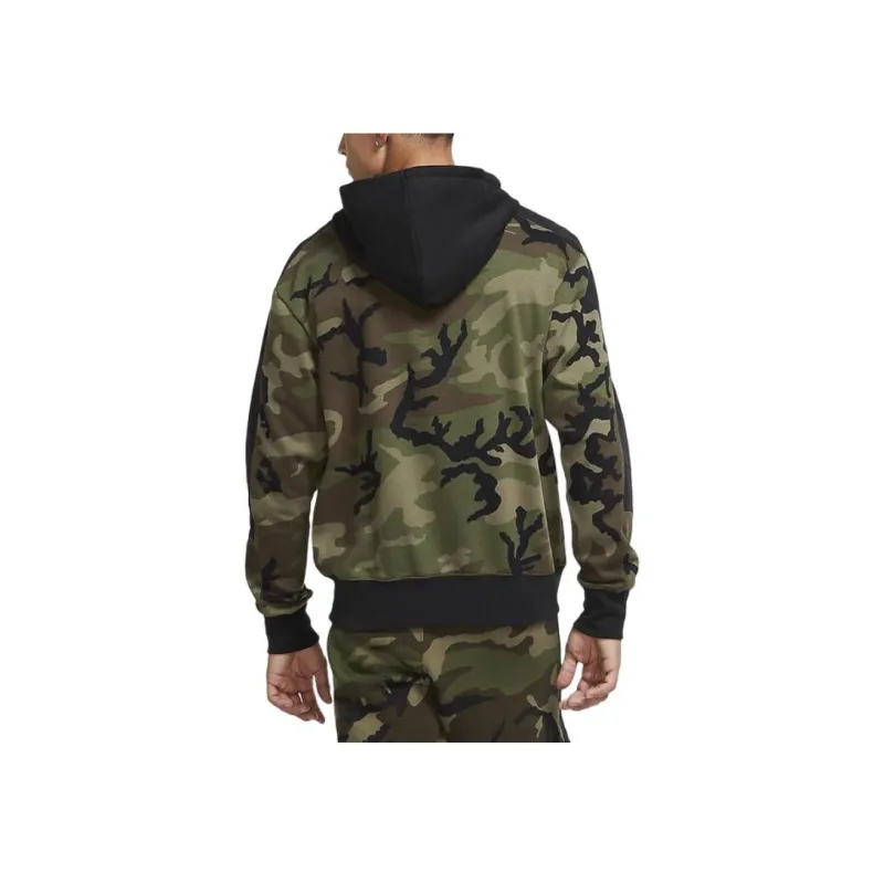 Jordan Jumpman Hoodies Classics Camo 'Olive Green'-3