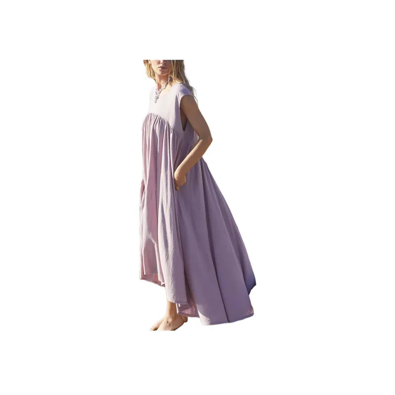 FREE PEOPLE Madelyn Midi Sleeveless Dress Women's Woodrose-0