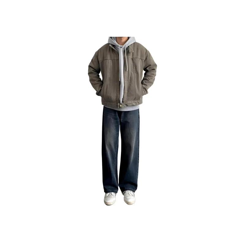 DUATOGE Jeans Men's Vintage Blue-0