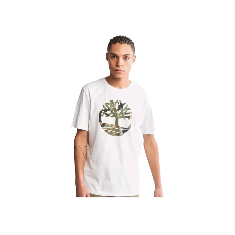 Timberland T Shirts Men White-3