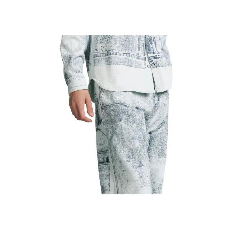 DIOR Jeans Men Blue-3