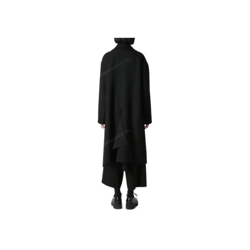 Yohji Yamamoto Coats Women's Black-2