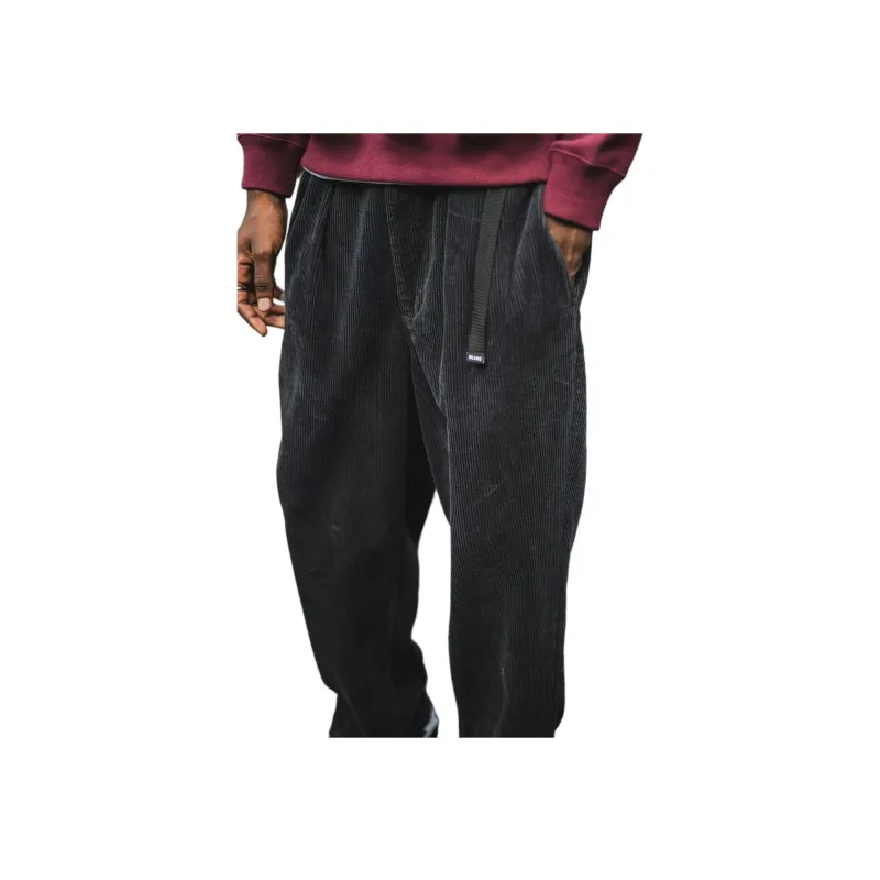 Beams SS24 Casual Pants Men's Charcoal Gray-1