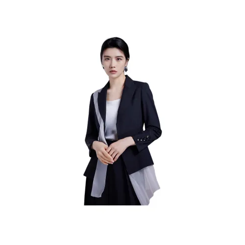 BBLLUUEE 잉크 블랙 여성 비즈니스 정장