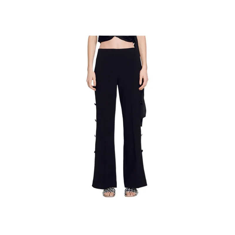 Sandro Casual Pants Women's Black-1