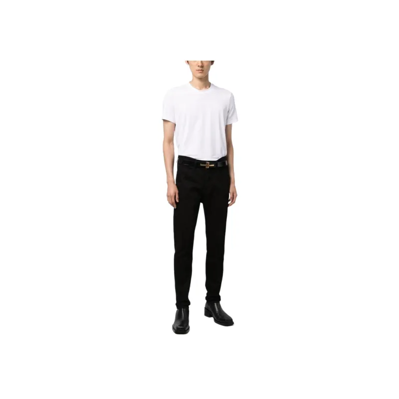TOM FORD Logo appliqué Jersey T shirt-2