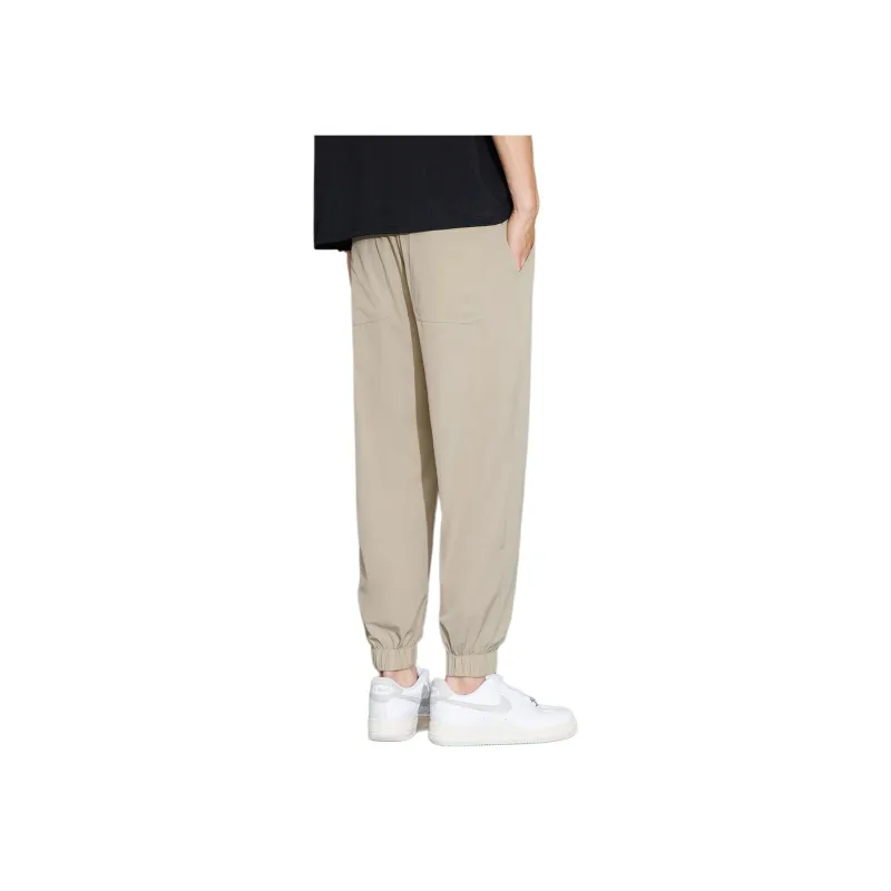 Tonlion Casual Pants Unisex Light Khaki-2