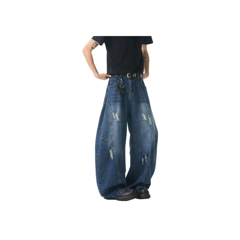 HOKLV Jeans Unisex-6