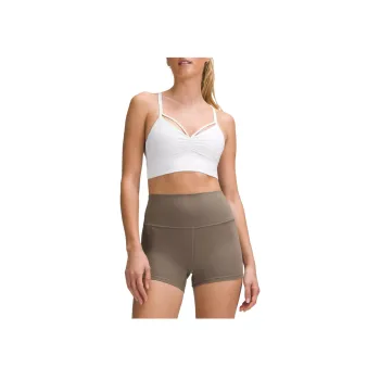 Lululemon Nulu Strappy V-Neck Yoga Bra Light Support A/B Cup Sports Underwear Women's
