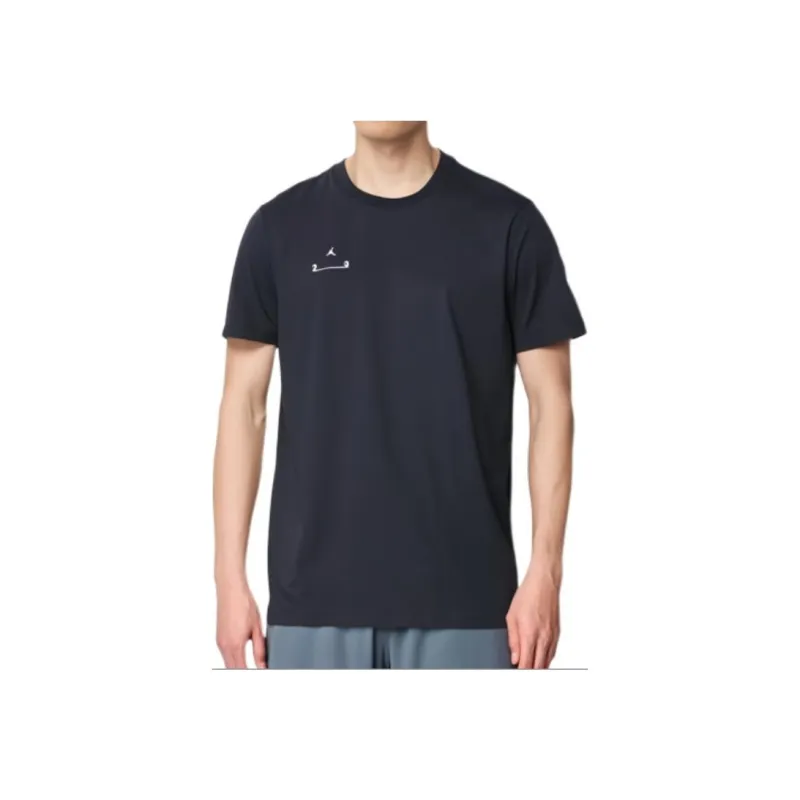 Jordan T Shirts Men Black-3