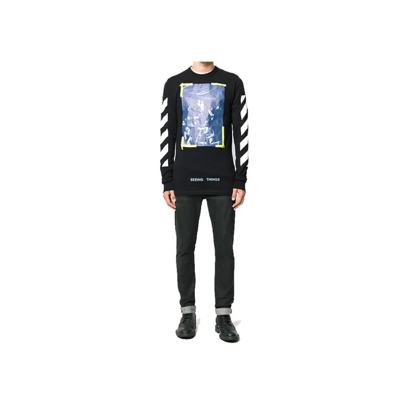 OFF WHITE SS19 T Shirt Men's Black-3