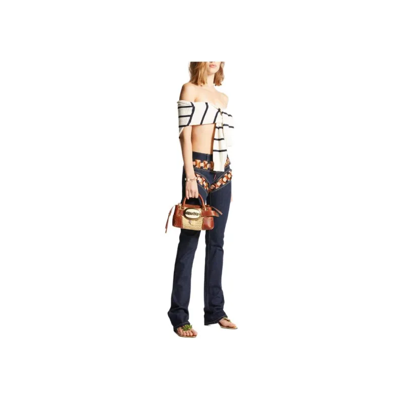 DSQUARED2 Woodstock Trumpet Flared Jeans-1