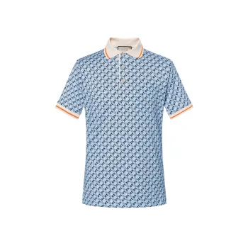 GUCCI SS23 Polo Shirt Men's Light Blue