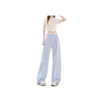 DUATOGE Casual Pants Men Blue 