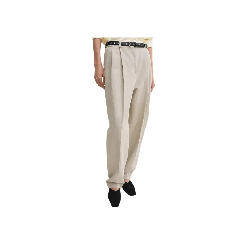 TOTEME Pleat detail Tapered Trousers-3