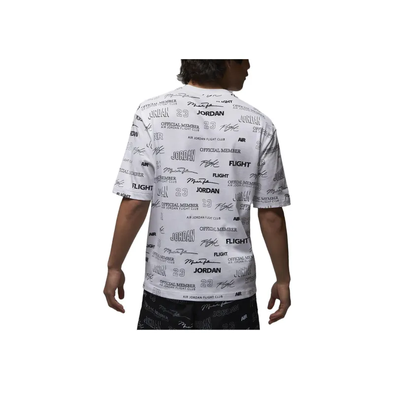 Jordan Set-in Sleeve T-Shirt Men's White-3