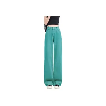 Weixi Jeans Women's Capri Blue