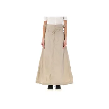 Y 3 A line Crinkled Maxi Skirt