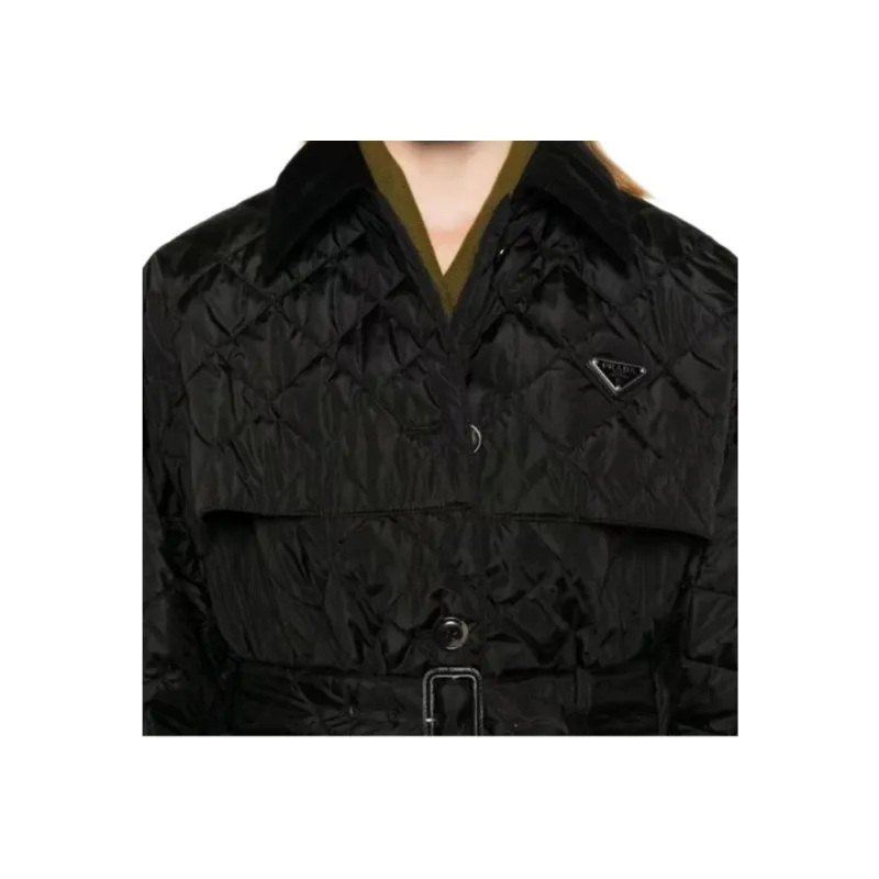 PRADA Re Nylon FW24 Puffer Jacket Women's Black-3